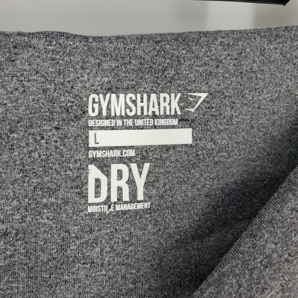 Gymshark Sculpture Dry High Waist Cropped Leggings Pockets Grey Large - Picture 8 of 10